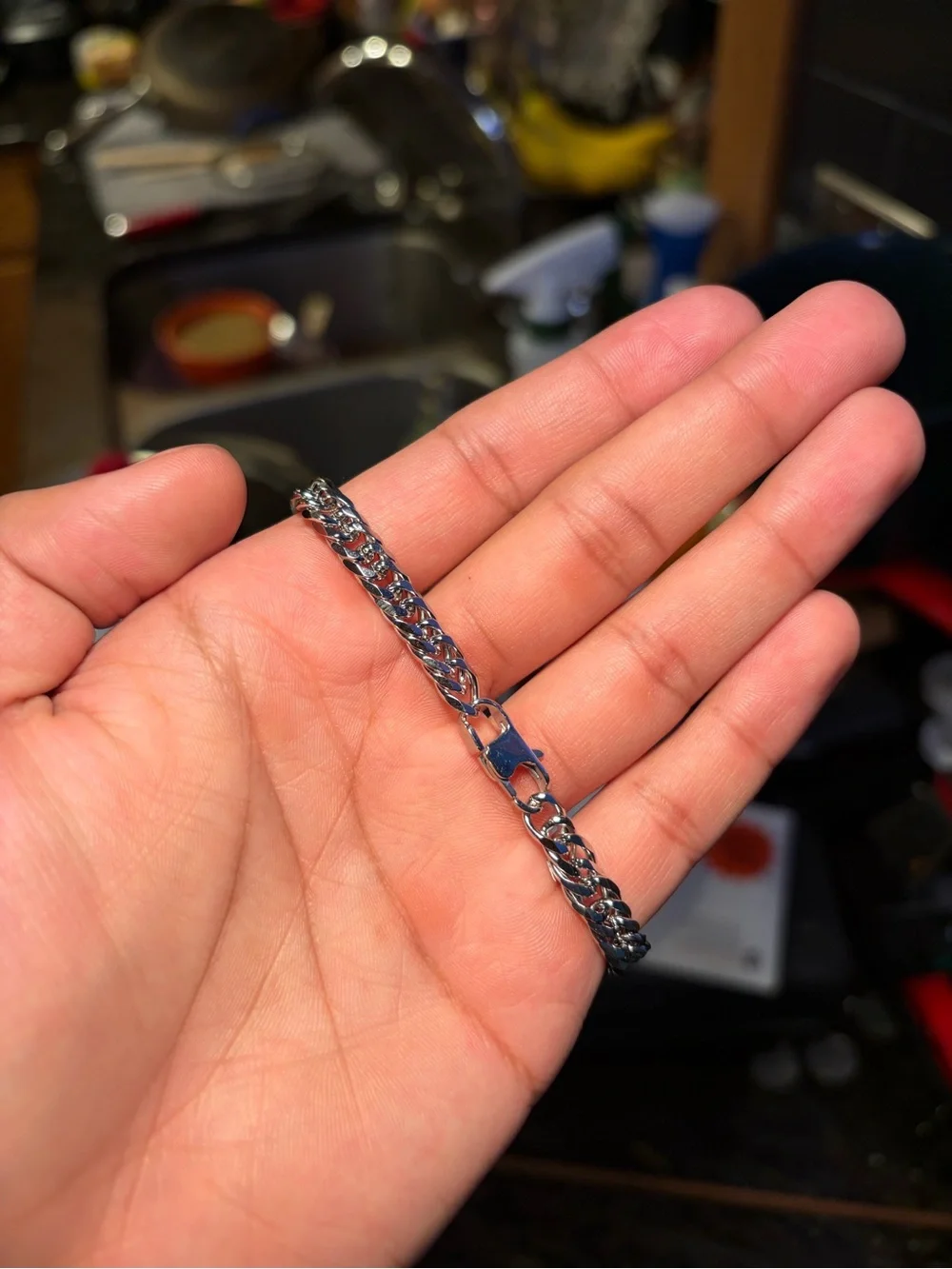 Silver Cuban Link Bracelet — 6mm